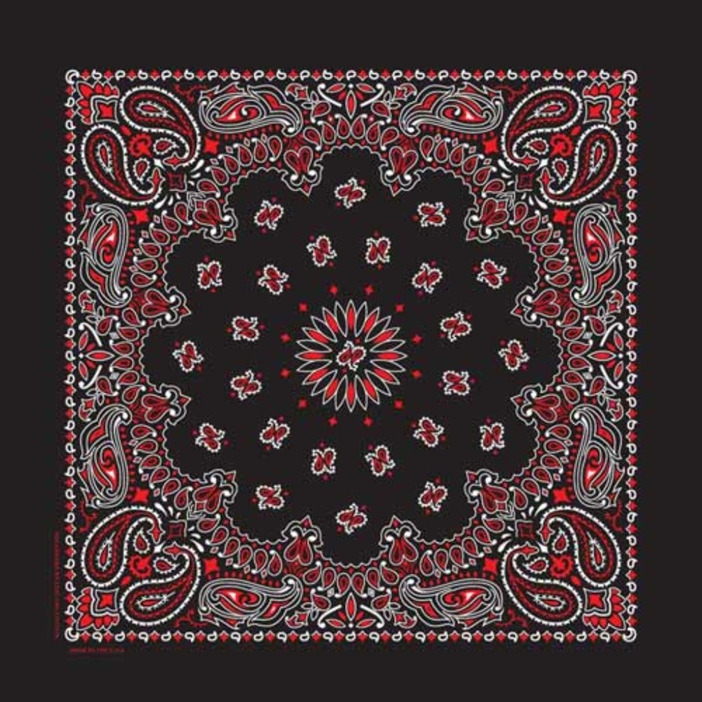 Bandana Paisley 100% Cotton Made in the USA